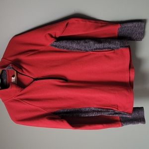 3/4 zip-up sweatshirt